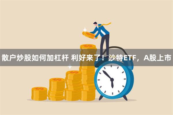 散户炒股如何加杠杆 利好来了！沙特ETF，A股上市