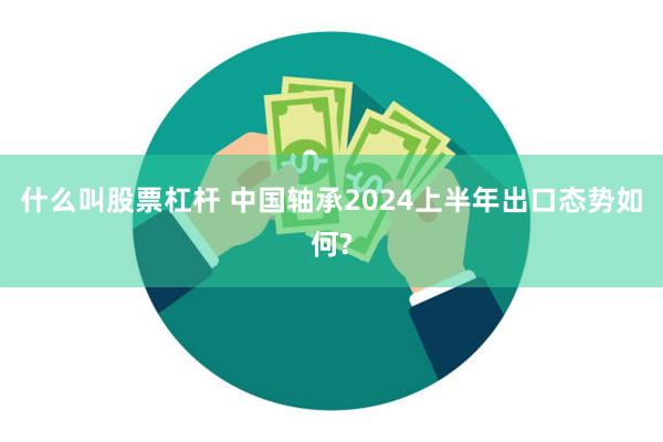 什么叫股票杠杆 中国轴承2024上半年出口态势如何?