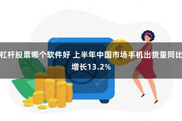 杠杆股票哪个软件好 上半年中国市场手机出货量同比增长13.2%