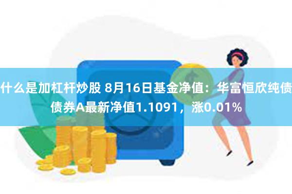 什么是加杠杆炒股 8月16日基金净值：华富恒欣纯债债券A最新净值1.1091，涨0.01%