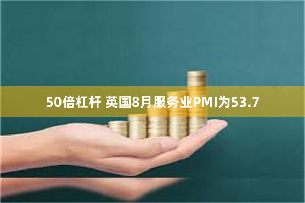 50倍杠杆 英国8月服务业PMI为53.7