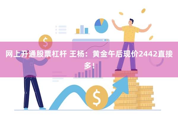 网上开通股票杠杆 王杨：黄金午后现价2442直接多！