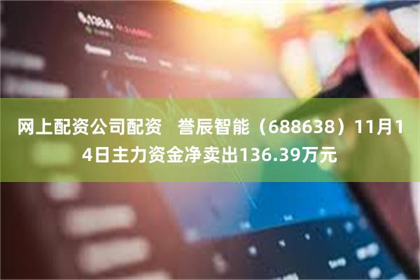 网上配资公司配资   誉辰智能（688638）11月14日主力资金净卖出136.39万元