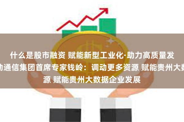 什么是股市融资 赋能新型工业化·助力高质量发展丨中国移动通信集团首席专家钱岭：调动更多资源 赋能贵州大数据企业发展